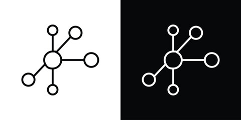 Network icon Graphic vector set for ui design