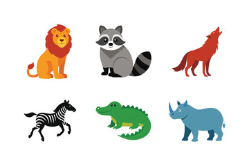 Fun Animal Vector Bundle for Artwork Design