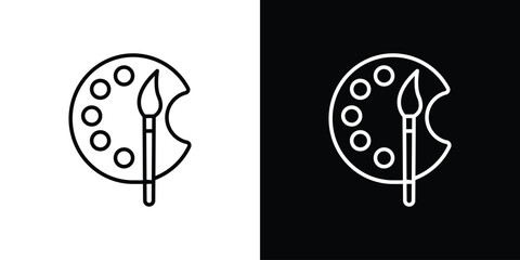 Palette icon Graphic vector set for ui design