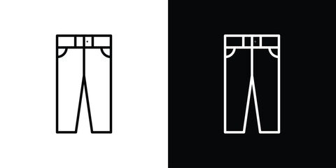Pants icon Graphic vector set for ui design