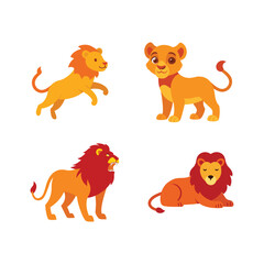 Powerful Lion Vector Illustration for Use