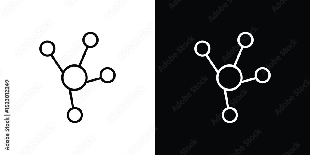 Poster particle icon graphic vector set for ui design