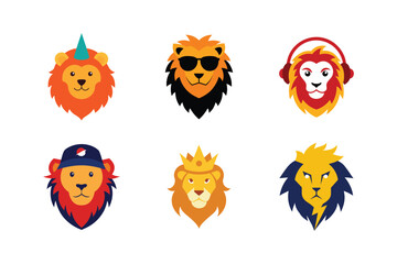 Lion Head Vector Art for Bold Branding Design