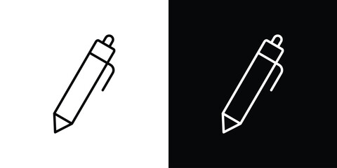 Pen icon Graphic vector set for ui design