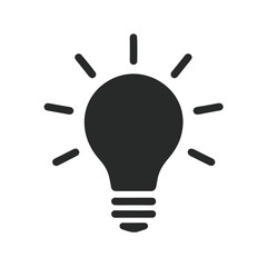 Bright Idea Icon Vector Illustration