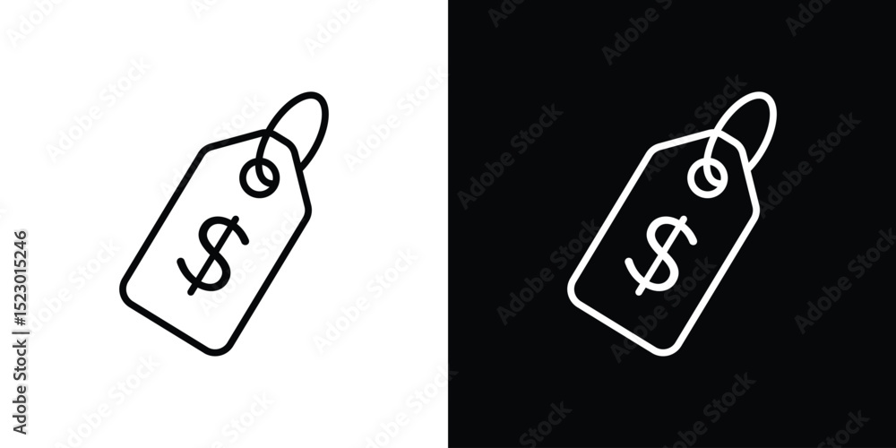 Canvas Prints price tag icon graphic vector set for ui design