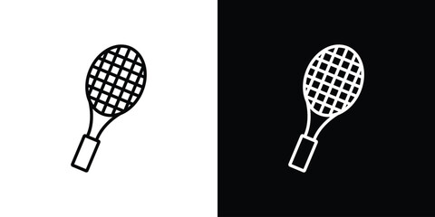 Racket icon Graphic vector set for ui design