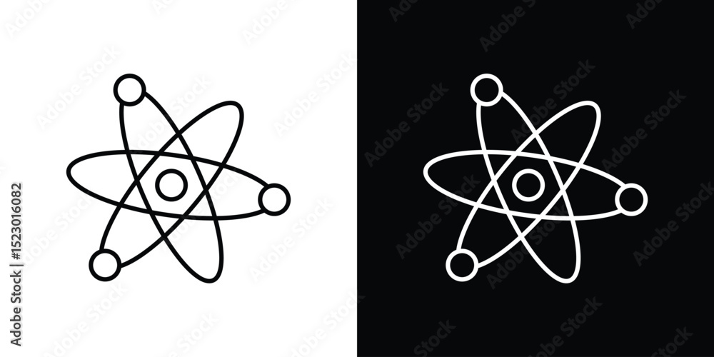Poster react icon graphic vector set for ui design
