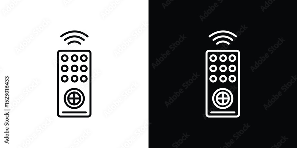 Aufkleber remote icon graphic vector set for ui design