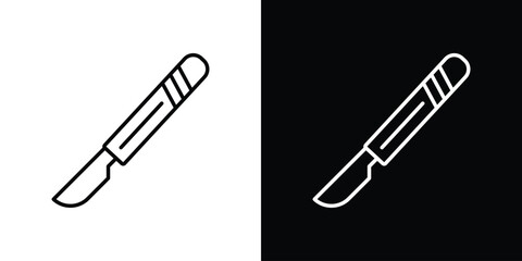 Scalpel icon Graphic vector set for ui design