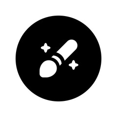 ai brush circular glyph icon