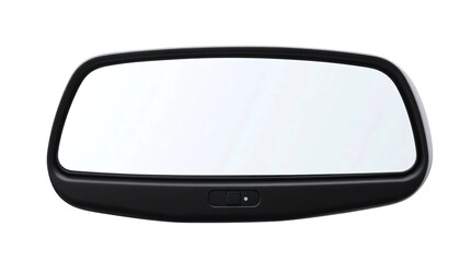 Car rearview mirror isolated on transparent background