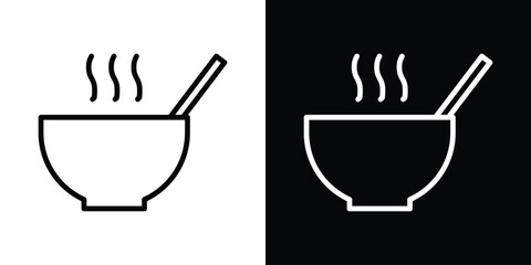 Soup icon Graphic vector set for ui design