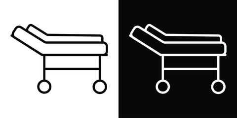 Stretcher icon Graphic vector set for ui design