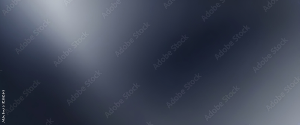 Poster dark navy blue gradient background with smooth minimal abstract texture and light blur | ai
