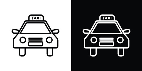 Taxi icon Graphic vector set for ui design