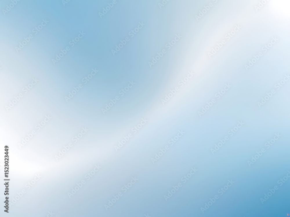 Poster soft blue and white gradient light background with smooth abstract glow effect | ai