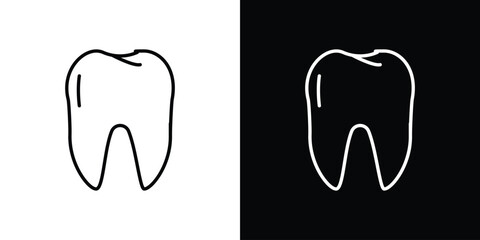 Teeth icon Graphic vector set for ui design