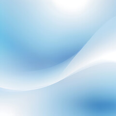 Soft Blue and White Gradient Light Background with Smooth Abstract Glow Effect | ai