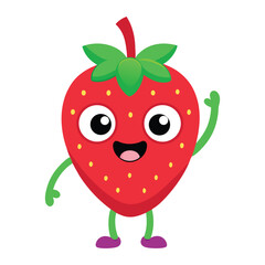 funny cartoon strawberry