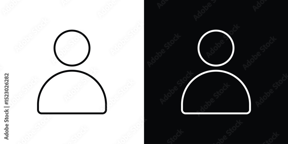 Aufkleber user icon graphic vector set for ui design