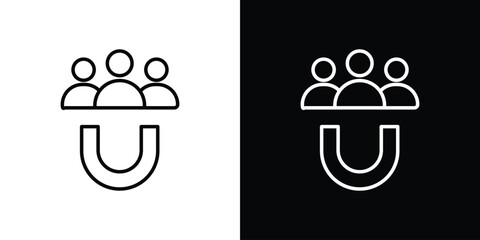 User engagement icon Graphic vector set for ui design