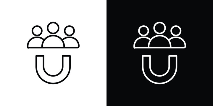 User engagement icon Graphic vector set for ui design