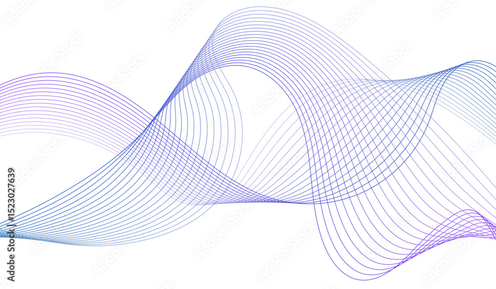 Poster abstract background with waves for banner. web banner size. vector background with lines. element fo