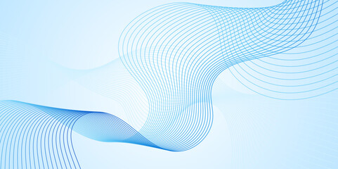 Abstract background with blend blue lines.