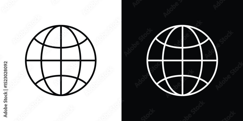 Poster website icon graphic vector set for ui design