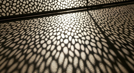 Abstract Rendered Dappled Light Effect Background Design With Repeating Pattern