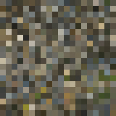 Colorful abstract mosaic background. Pixel effect. Camo and camouflage.