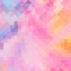 Colorful polygonal abstract background. Low poly effect. Polygon backdrop.