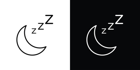 Zzz icon Graphic vector set for ui design