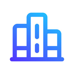 bookstore gradient icon