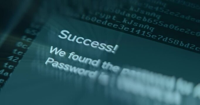 Password hacked, Successfully found password for Wi Fi network