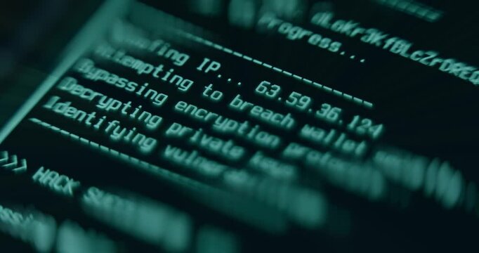 Process of hacking the digital wallet, hack successful