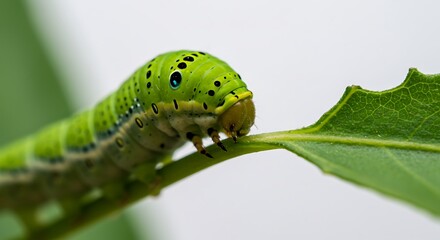 caterpillar on a leaf