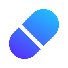 pill gradient fill icon