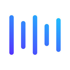 voice assistant gradient fill icon