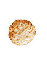 Crispy Rice Cake Delight on a Black Backdrop - A Light and Healthy Snack