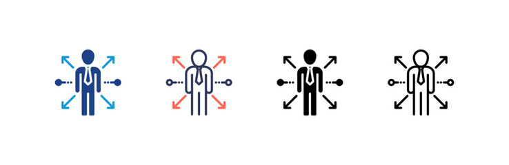 Opportunities icon set multiple style collection