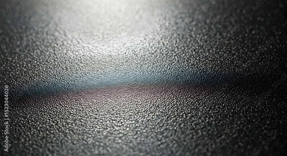 Poster iridescent texture on a dark faded background with subtle gradient hues