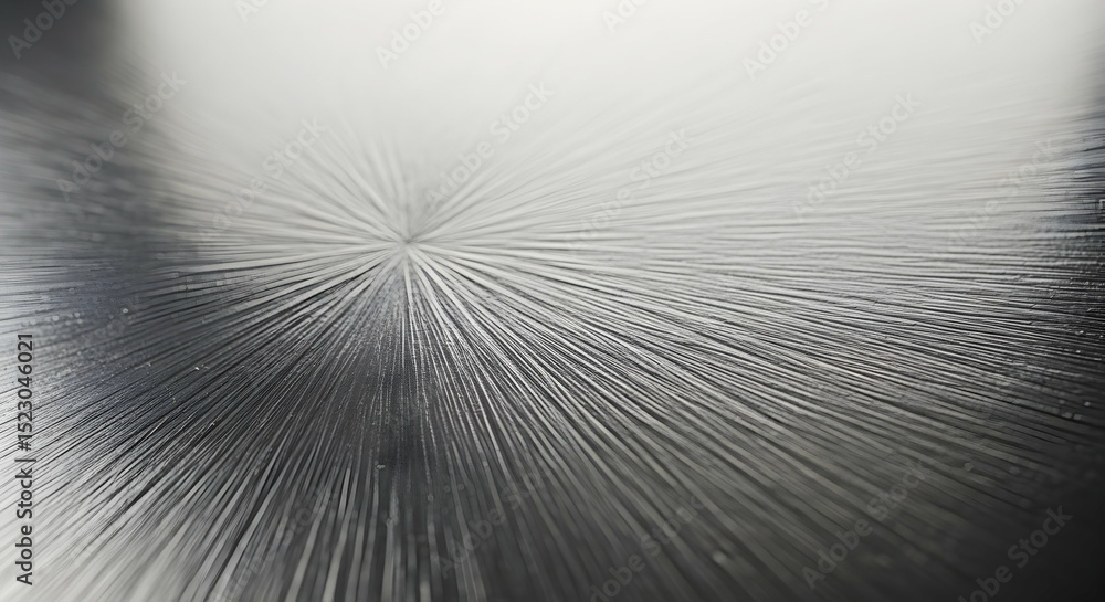Poster converging metallic lines creating a unique texture design concept