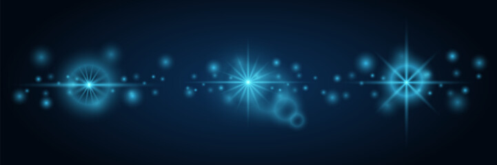 Star explosion. Vector sparkles on transparent background. Sparkling particles. EPS 10.