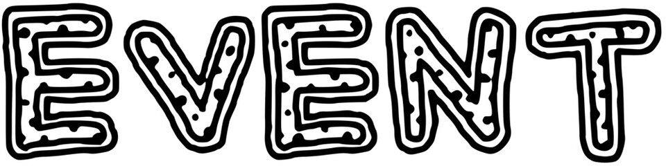 Obraz premium event letter icon(vector illustration)