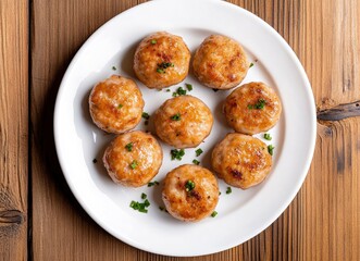 Golden-Brown Meatballs: A Rustic Culinary Delight
