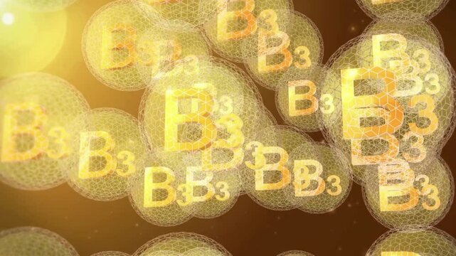 Microscopic View of Vitamin B3 Molecules in Motion
