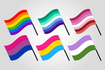 Lgbt pride month flags collection2.ai