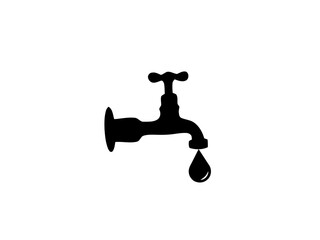faucet with water drop
